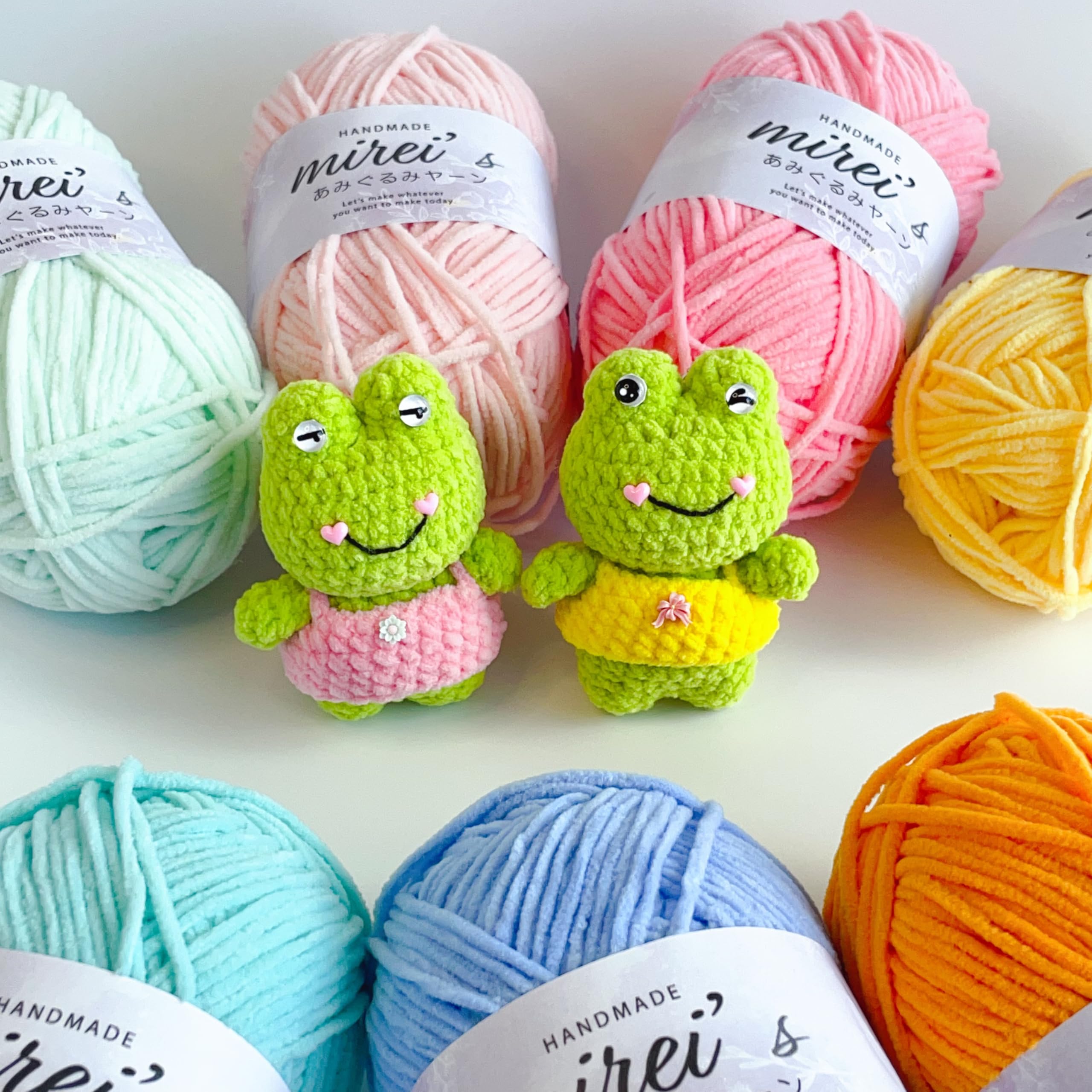 Amazon | ミレイズあみぐるみヤーン あみぐるみ用毛糸 8玉セット 1玉約